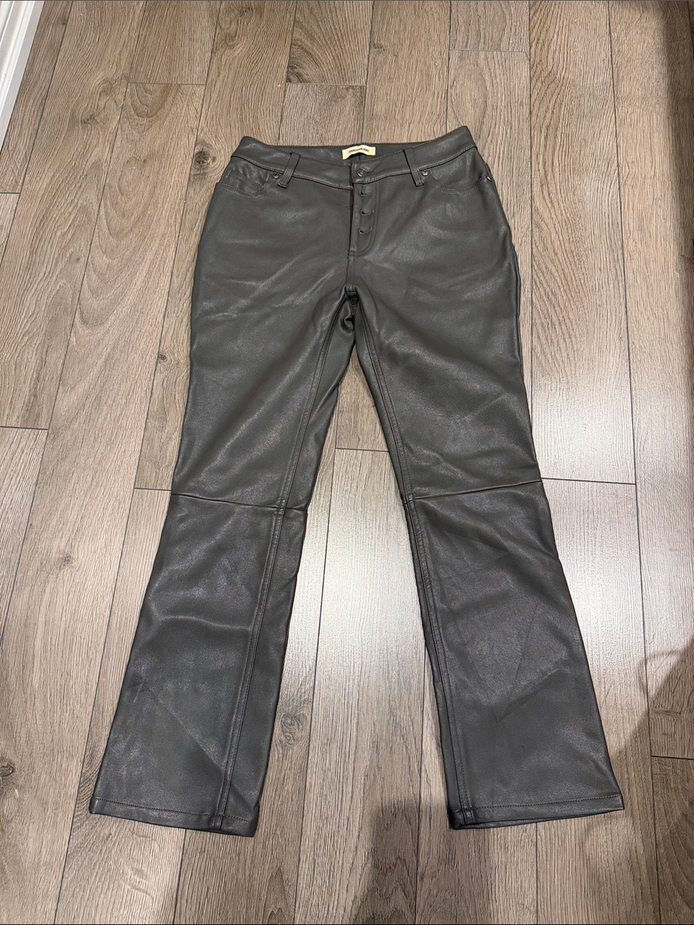 Zadig & Voltaire leather trousers - size 26 - London Pants